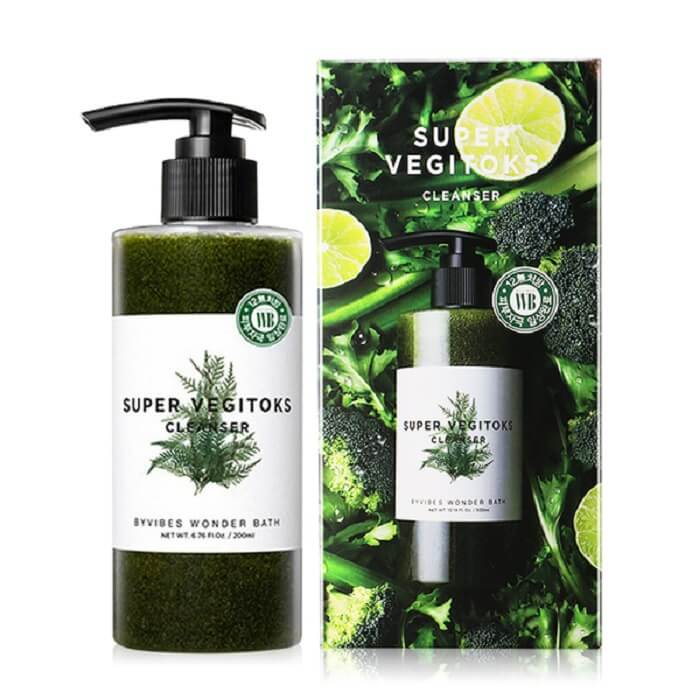 фото Очищающий детокс-гель wonder bath super vegitoks cleanser [green] (300 мл)