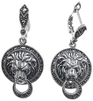 

Серьги из серебра с марказитом Марказит HE1466-mr, HE1466-mr