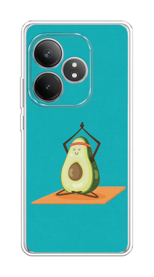 

Чехол Case Place на Realme GT 6T "Расслабься с авокадо", Бирюзовый, 2517550-1