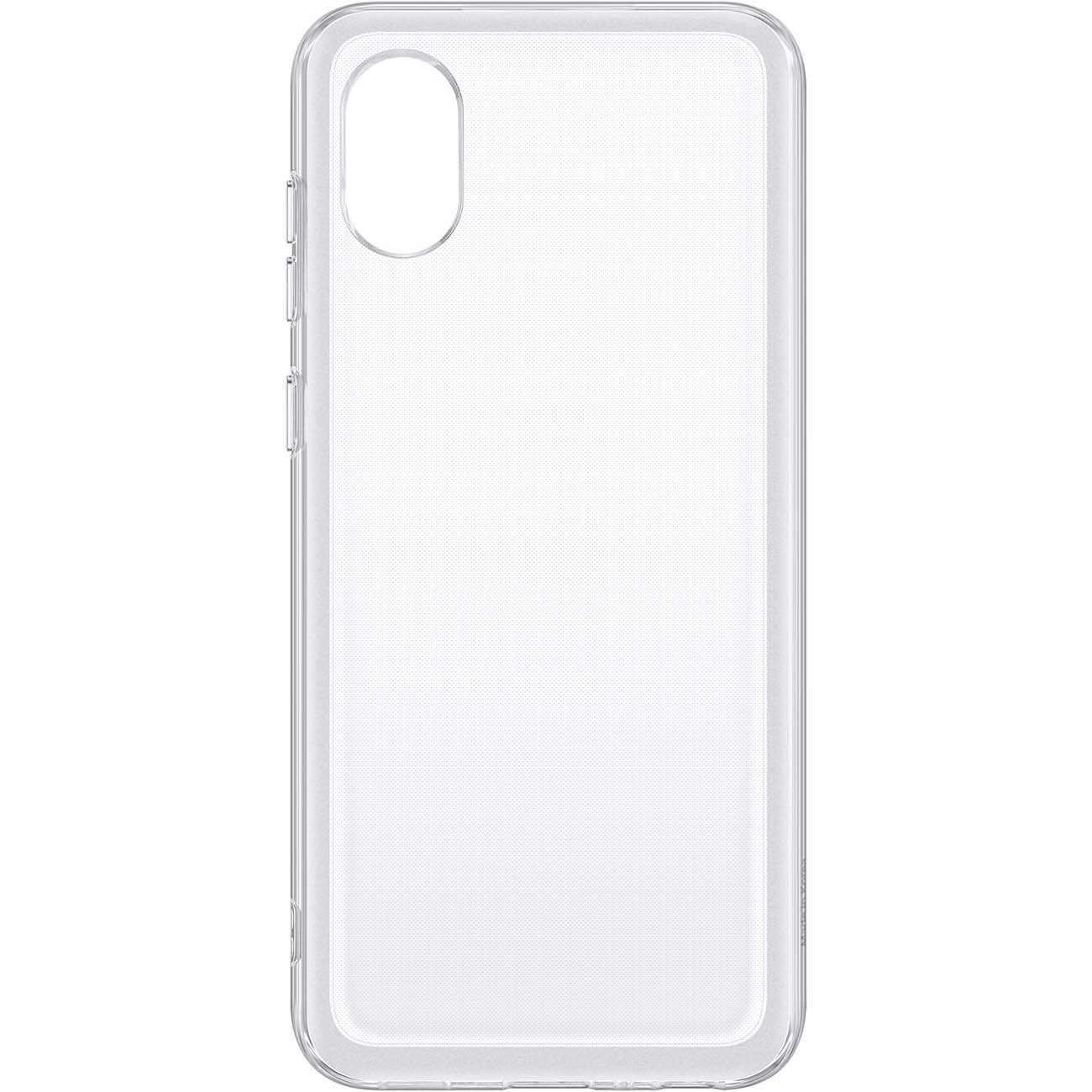 

Чехол Samsung Soft Clear Cover для Galaxy A03 Core, прозрачный, Soft Clear Cover