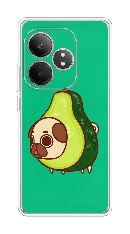 

Чехол Case Place на Realme GT 6T "Мопс авокадик", Зеленый, 2517550-1