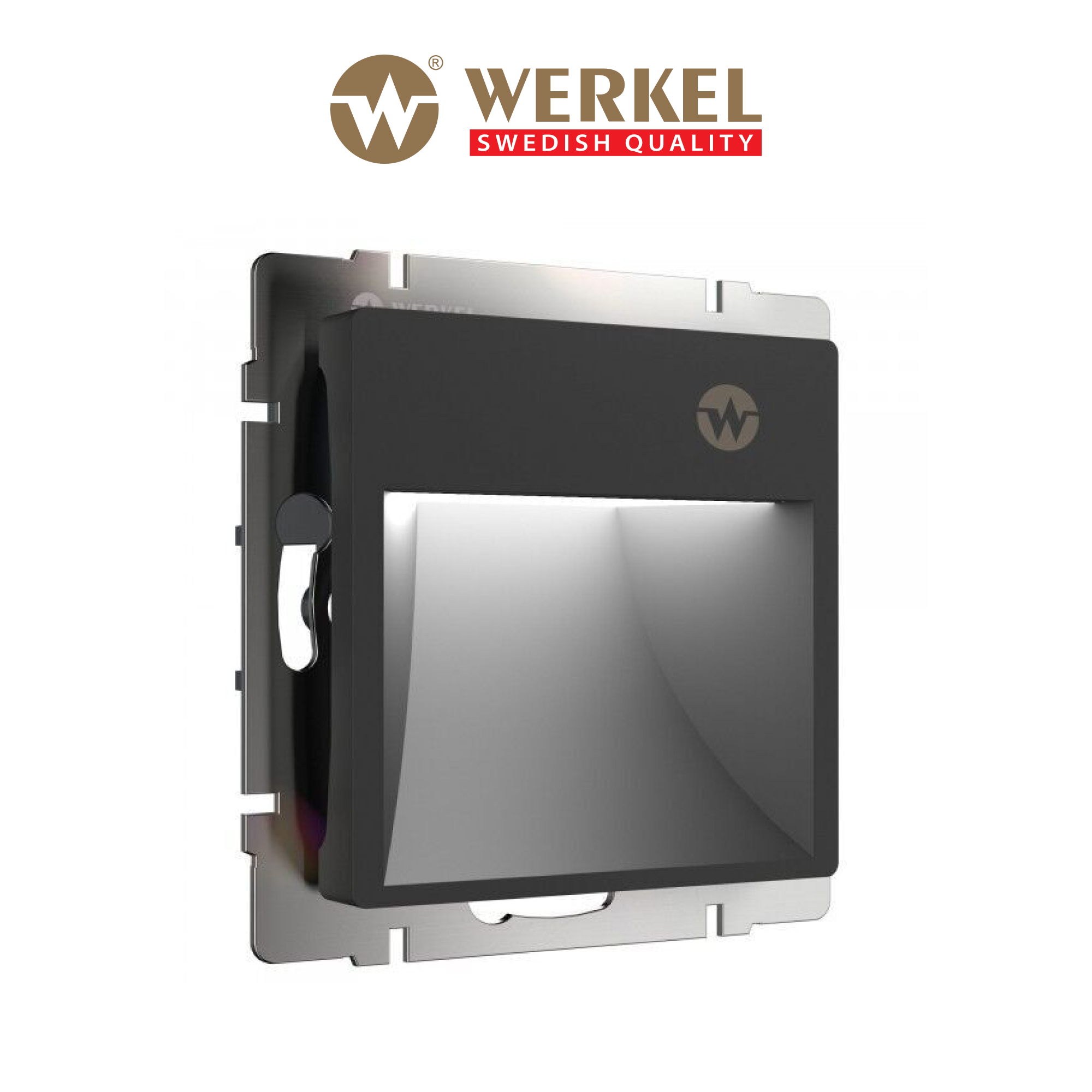 Встраиваемая LED подсветка Werkel W1154608 черный матовый с датчиком движения 3300K-6500K