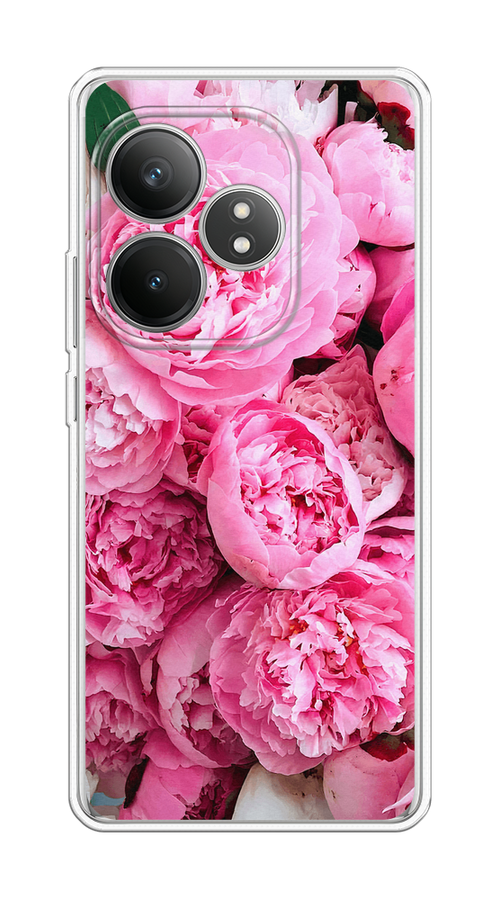 

Чехол Case Place на Realme GT 6T "Розовые пионы", Бежевый;розовый, 2517550-1