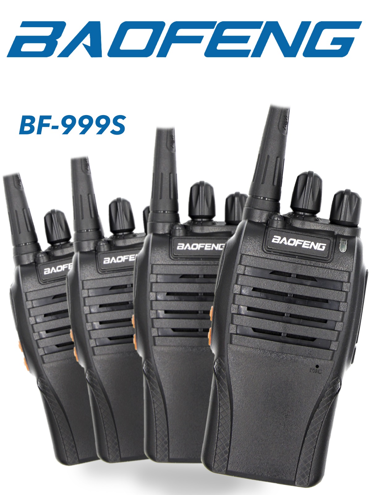 фото Набор из 4 раций baofeng bf-999s