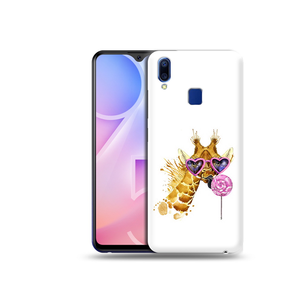 

Чехол MyPads Tocco для Vivo Y95 акварельный жираф (PT122996.436.217), Прозрачный, Tocco