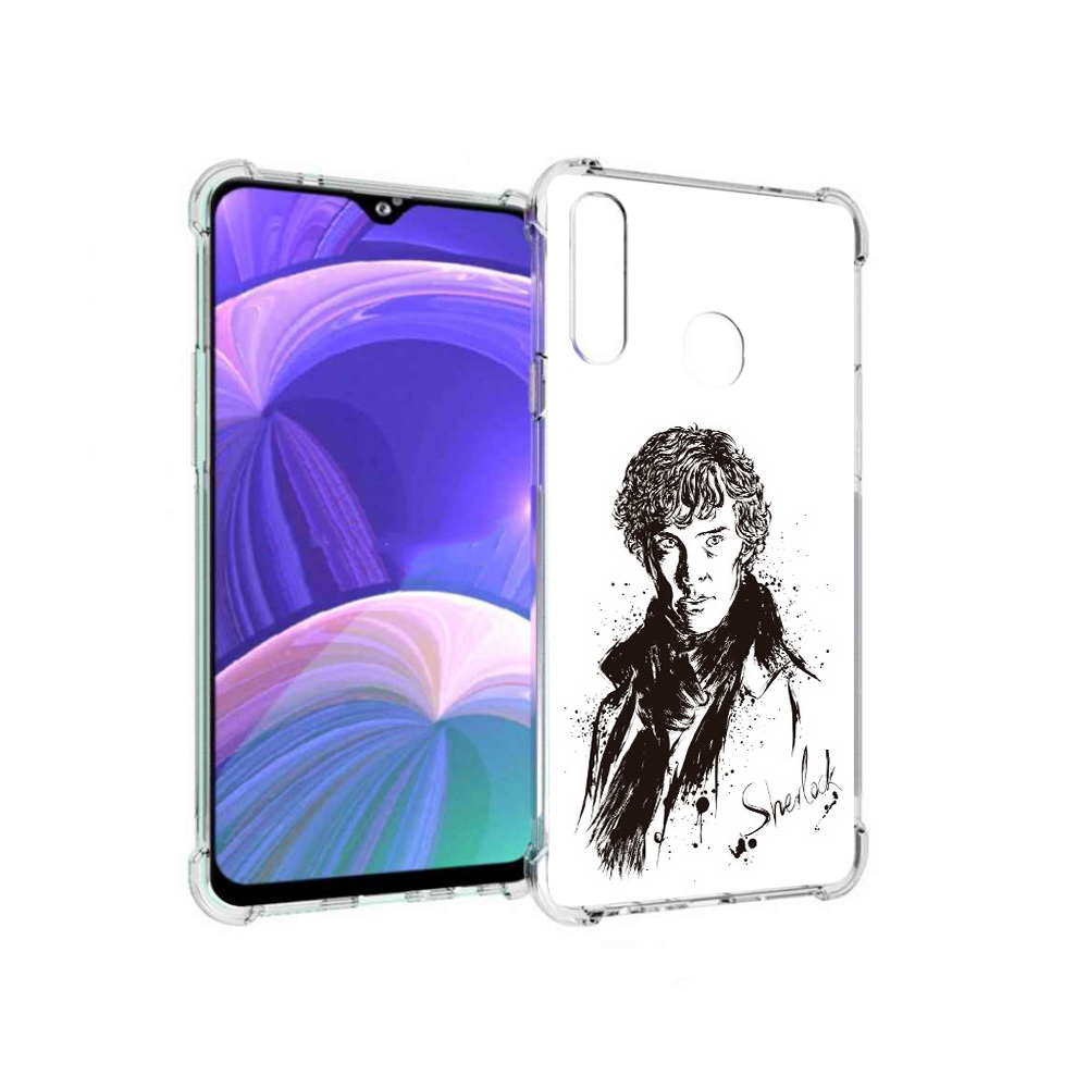 

Чехол MyPads Tocco для Samsung Galaxy A20s шерлок холмс портрет (PT139755.554.698), Прозрачный, Tocco