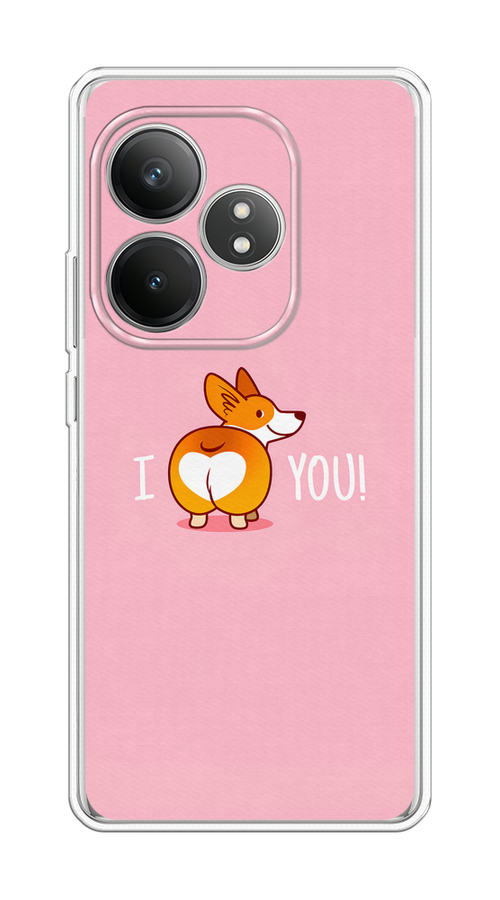 

Чехол Case Place на Realme GT 6T "Корги I love you", Розовый;коричневый;белый, 2517550-1