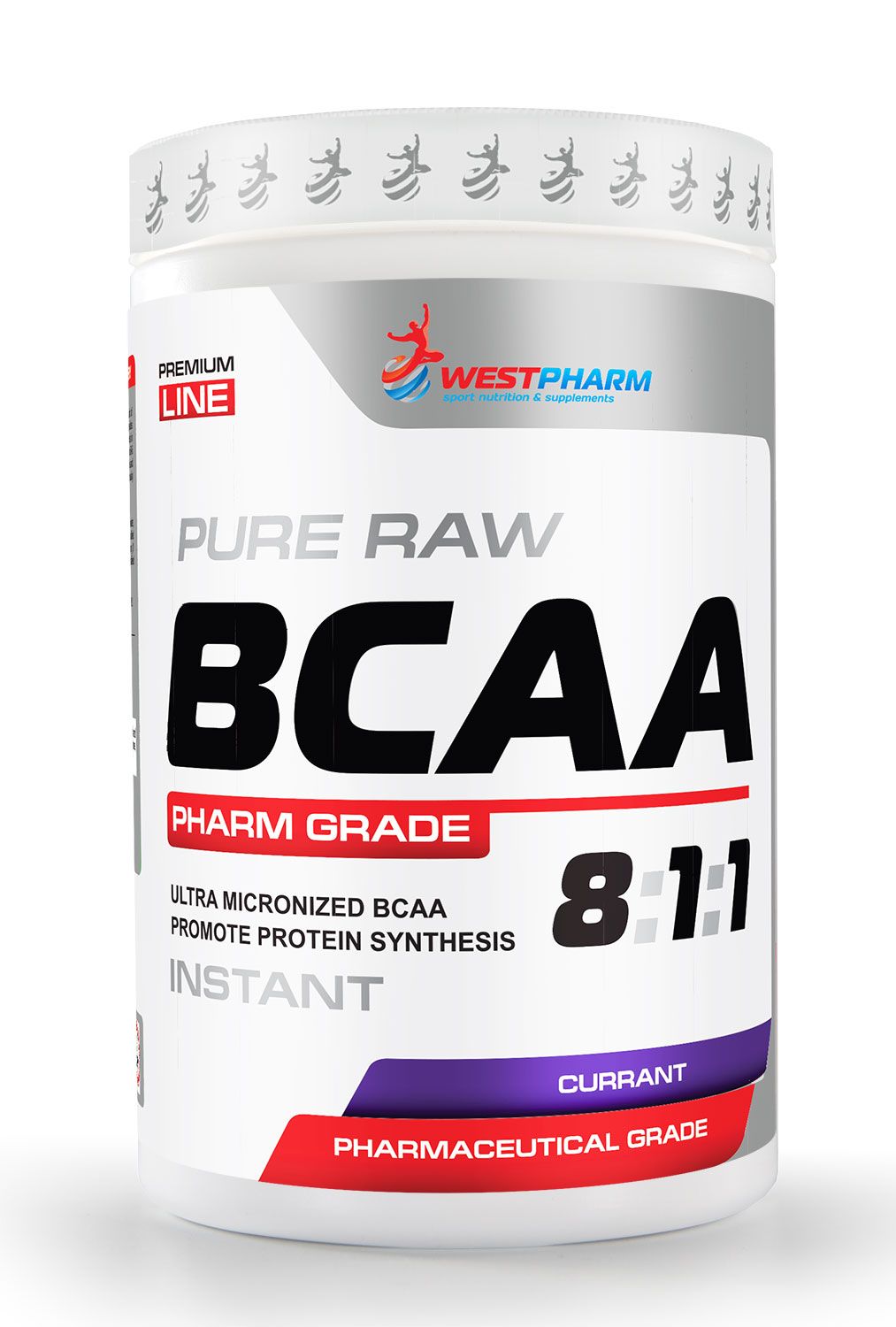 Аминокислотный комплекс WestPharm BCAA 811 400 г со вкусом Смородина 2288₽