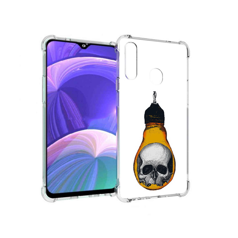 Чехол MyPads Tocco для Samsung Galaxy A20s череп в лампочке (PT139755.554.676)