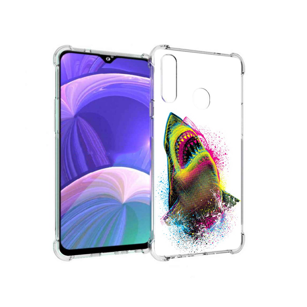 

Чехол MyPads Tocco для Samsung Galaxy A20s челюсти-2 (PT139755.554.674), Прозрачный, Tocco