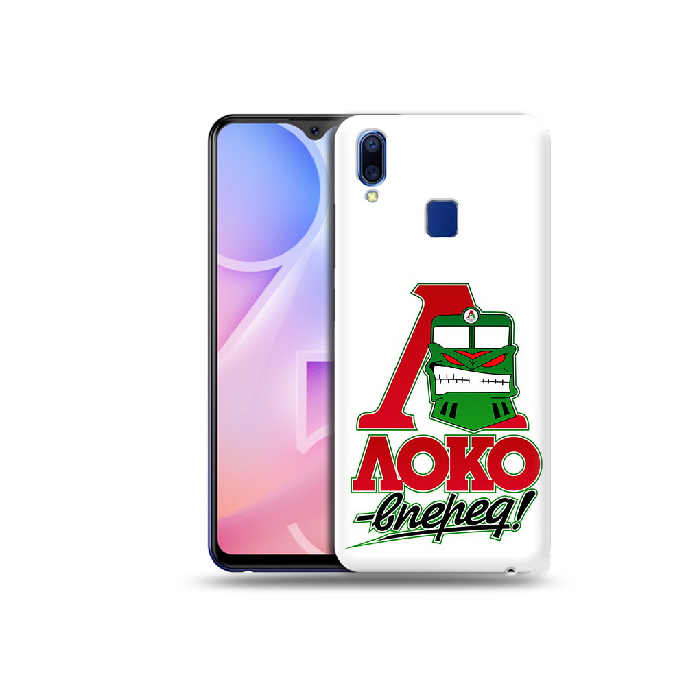 

Чехол MyPads Tocco для Vivo Y95 ФК локо вперед (PT122996.436.181), Прозрачный, Tocco