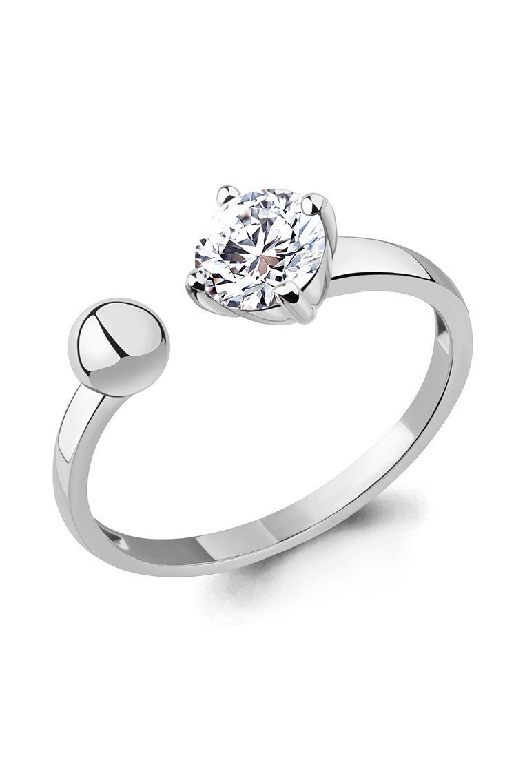 

Кольцо из серебра р.  Kari Jewelry 67758.5, фианит, 67758.5