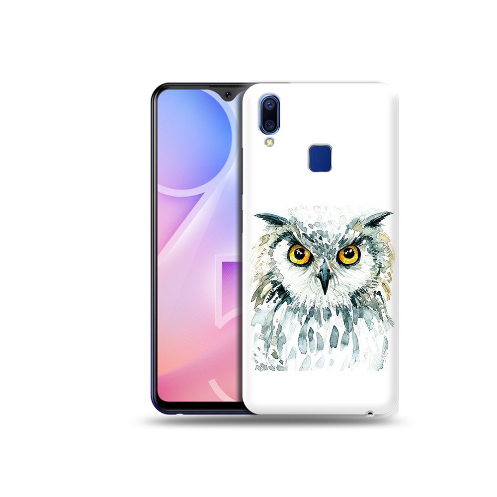 

Чехол MyPads Tocco для Vivo Y95 Серьезная сова (PT122996.436.156), Прозрачный, Tocco