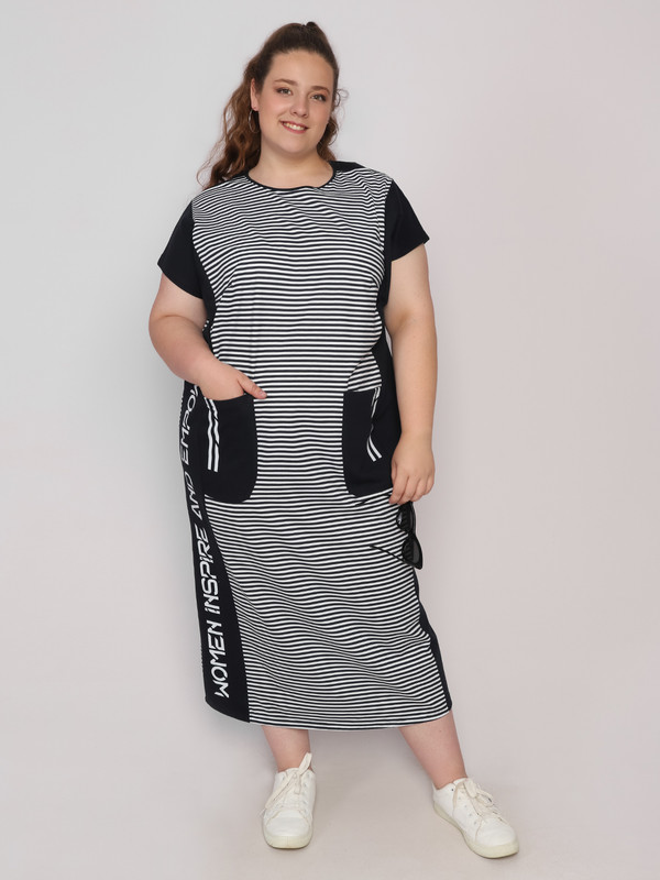 

Платье женское Fashion Margo П162 черное 56 RU, Черный, П162
