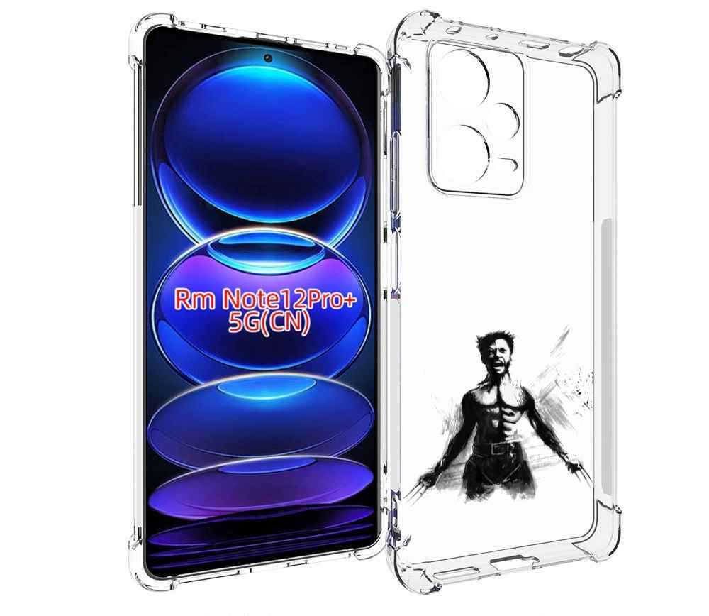 

Чехол MyPads росомаха для Xiaomi Redmi Note 12 Pro + Plus, Прозрачный, Tocco