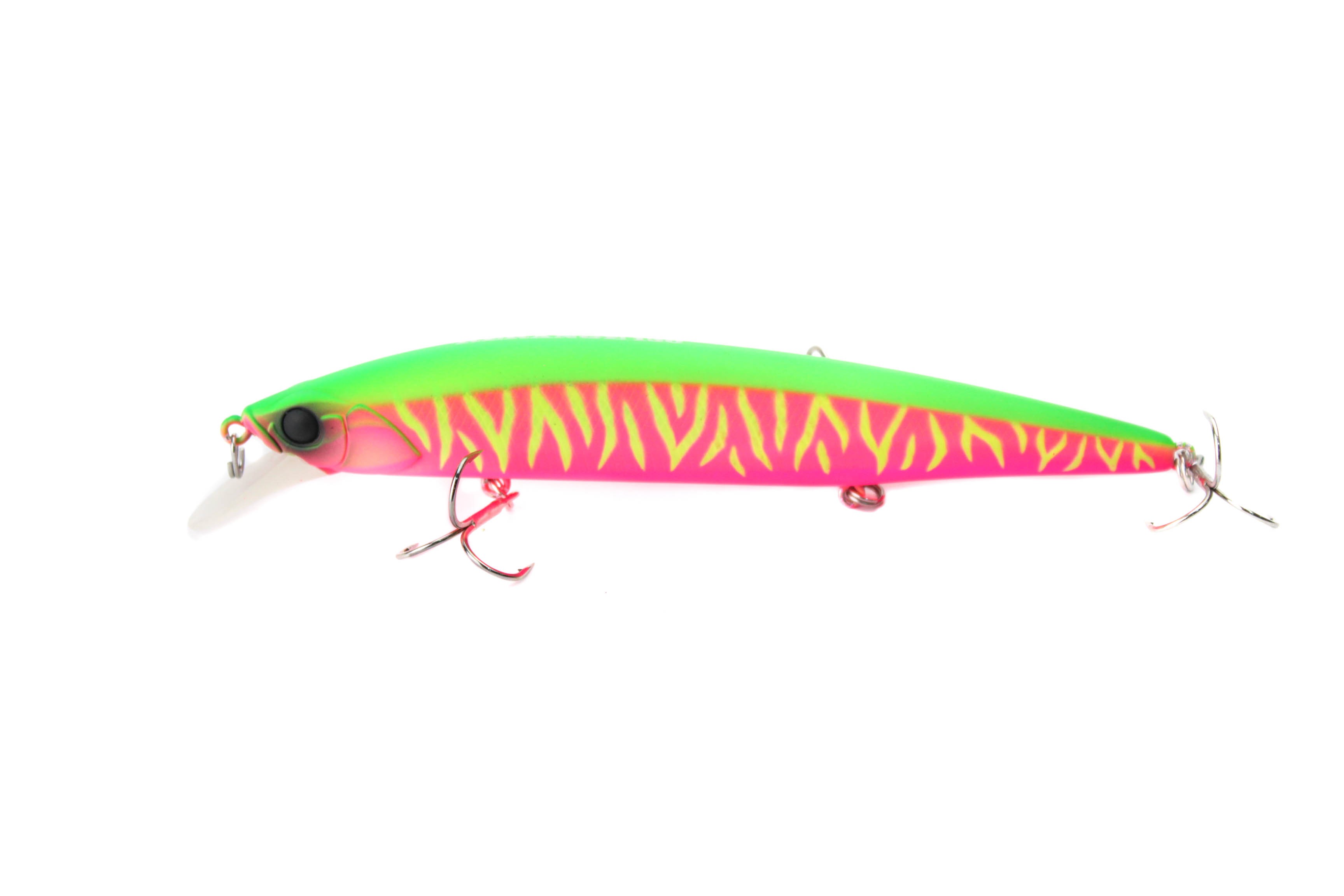 

Воблер Jackall Rerange 130 SP dragon fruit mat tiger, Розовый;зеленый, Rerange