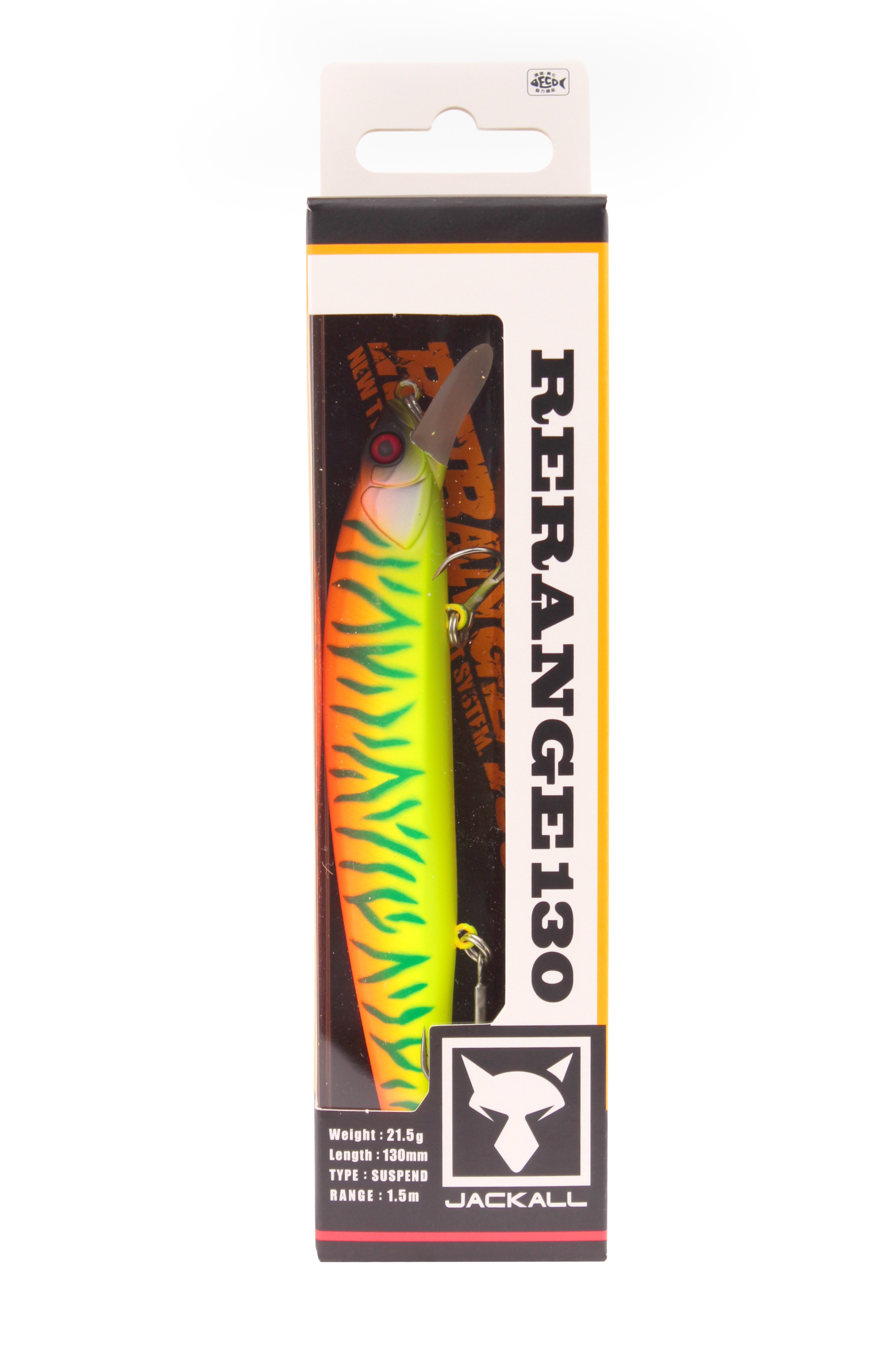 

Воблер Jackall Rerange 130 SP tropical mat tiger, Разноцветный, Rerange