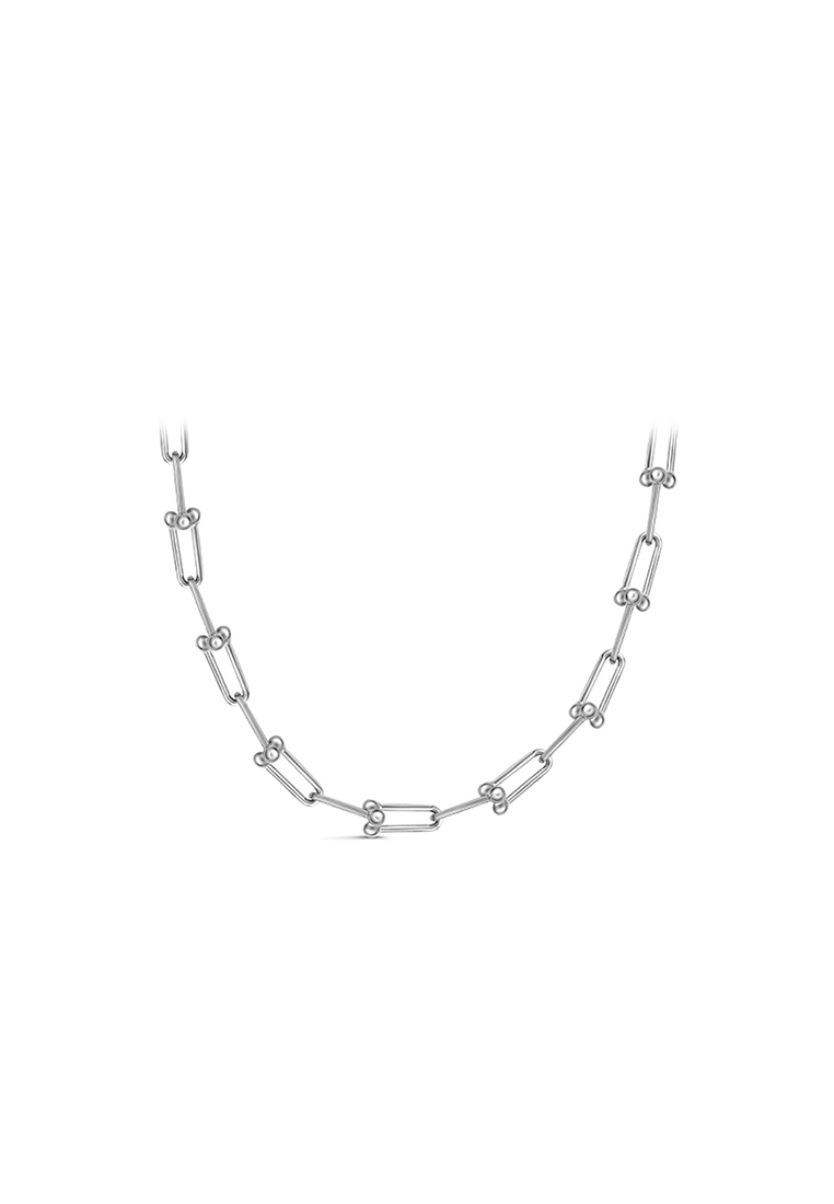 

Ожерелье-цепь из серебра 38 см Kari Jewelry с0703691, фианит, с0703691
