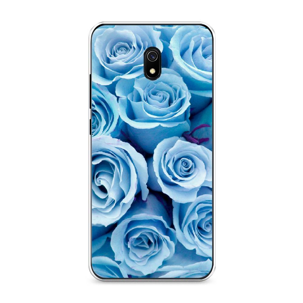 

Чехол Awog на Xiaomi Redmi 8A "Лазурные розы", Разноцветный, 37250-8