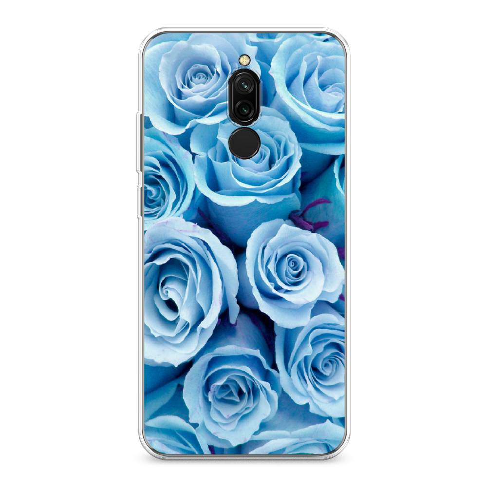 

Чехол Awog на Xiaomi Redmi 8 "Лазурные розы", Разноцветный, 37150-8
