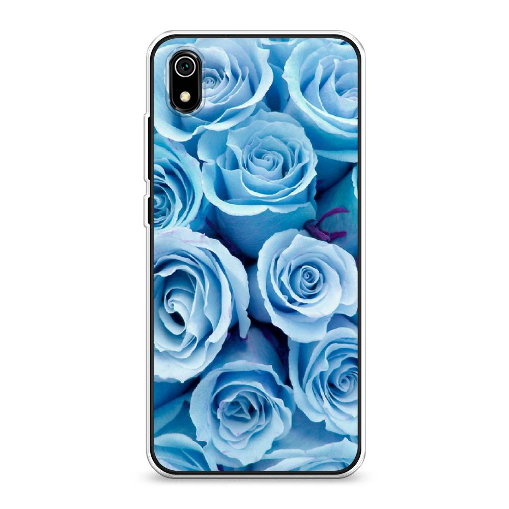 

Чехол Awog на Xiaomi Redmi 7A "Лазурные розы", Разноцветный, 35450-8