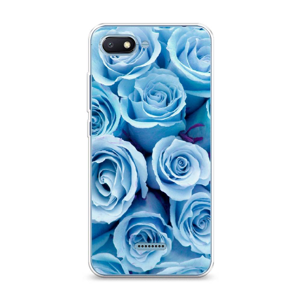 

Чехол Awog на Xiaomi Redmi 6A "Лазурные розы", Разноцветный, 34150-8