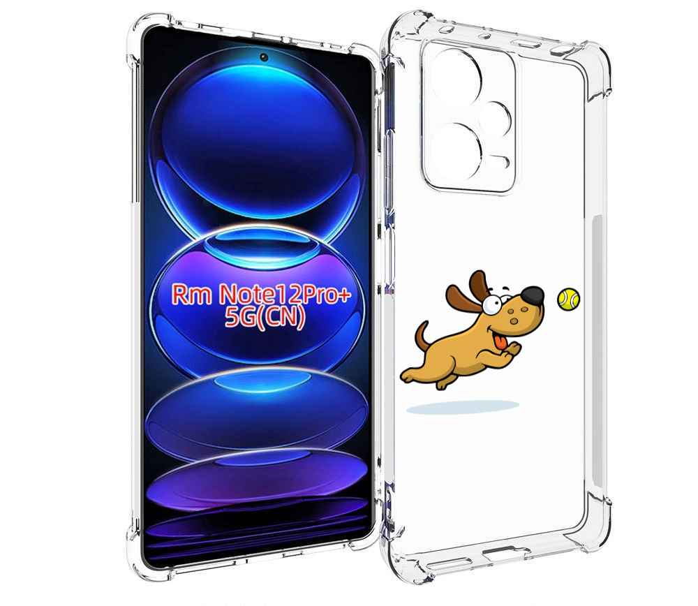 

Чехол MyPads пёсик для Xiaomi Redmi Note 12 Pro + Plus, Прозрачный, Tocco