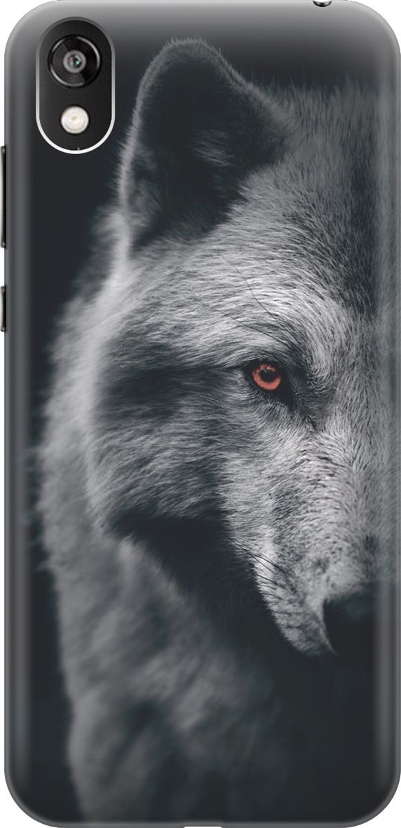 

Чехол на Honor 8S/Huawei Y5 (2019) "Красноглазый волк", 6379