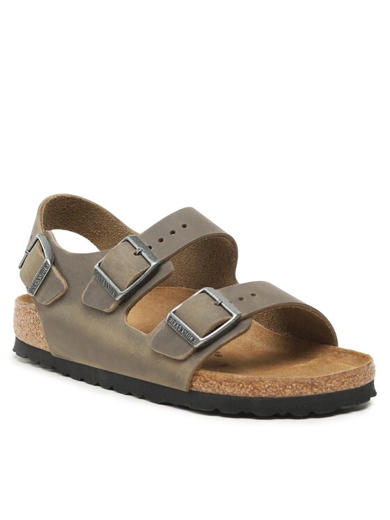 

Сандалии Milano 1019454 Birkenstock хаки 41 EU, Milano 1019454