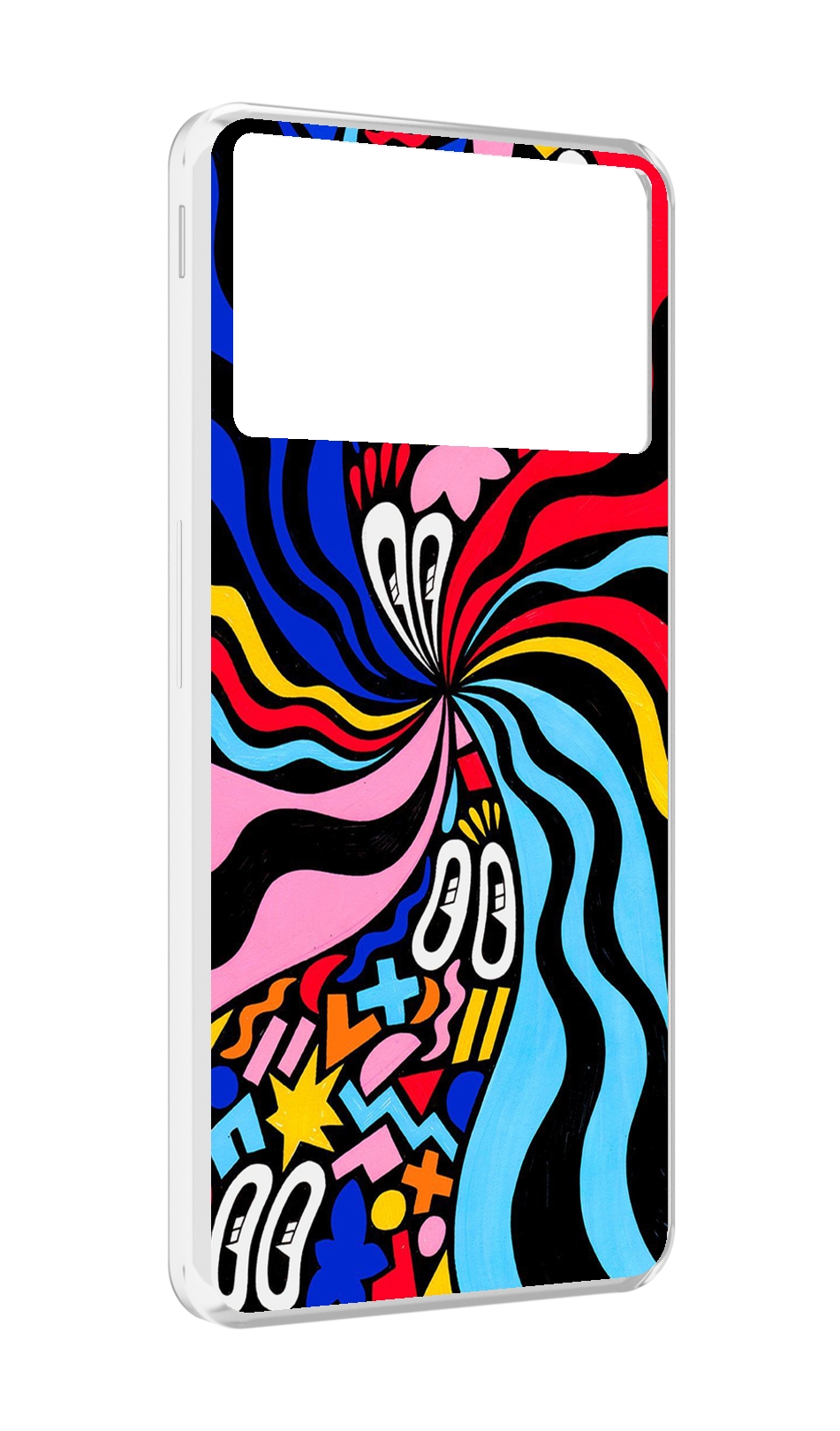 

Чехол MyPads волнистая-абстракция для ZTE Nubia Z40S Pro, Прозрачный, Tocco