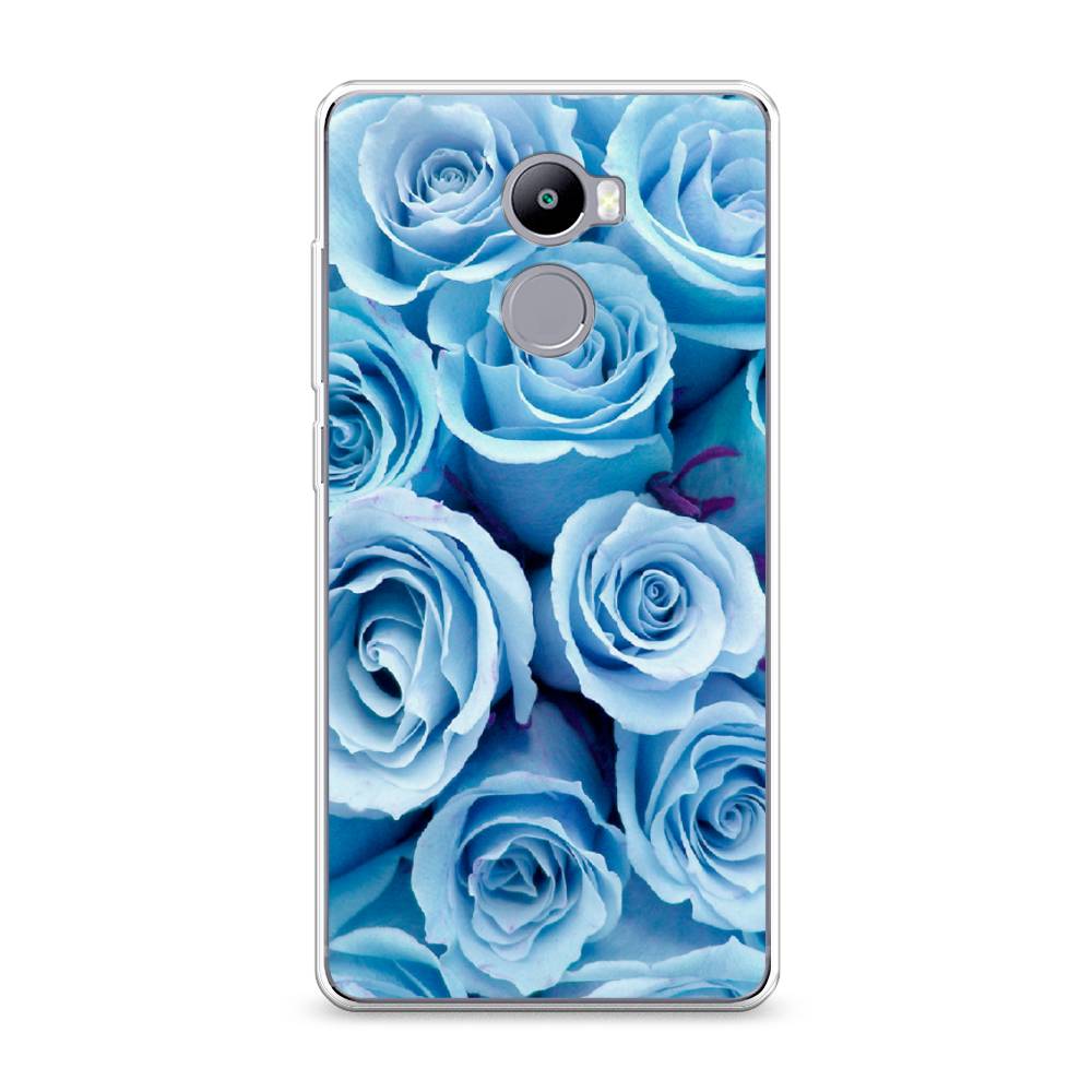 

Чехол Awog на Xiaomi Redmi 4 "Лазурные розы", Разноцветный, 31150-8