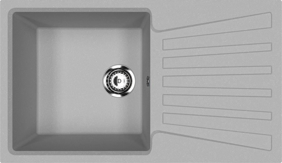 

Мойка кухонная Ulgran U-703 -342 графит, Серый, -342 графит