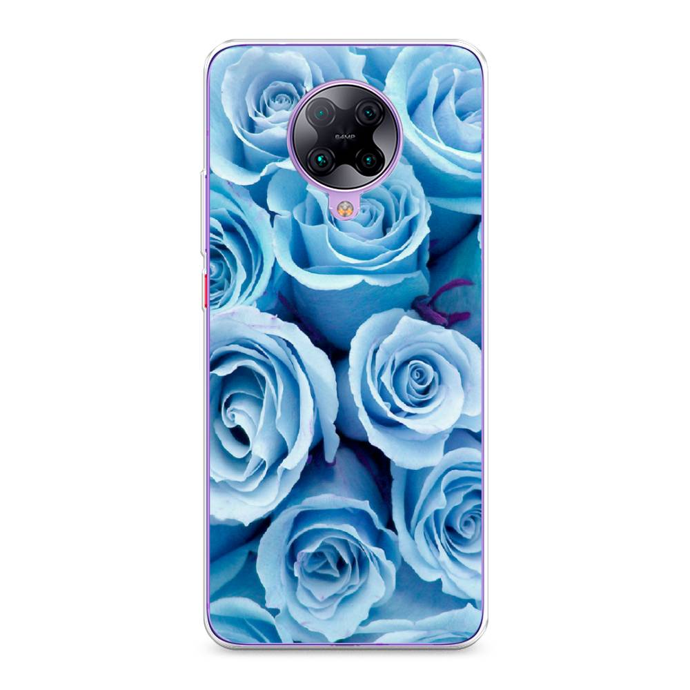 

Чехол Awog на Poco F2 Pro/Redmi K30 Pro "Лазурные розы", Разноцветный, 37050-8