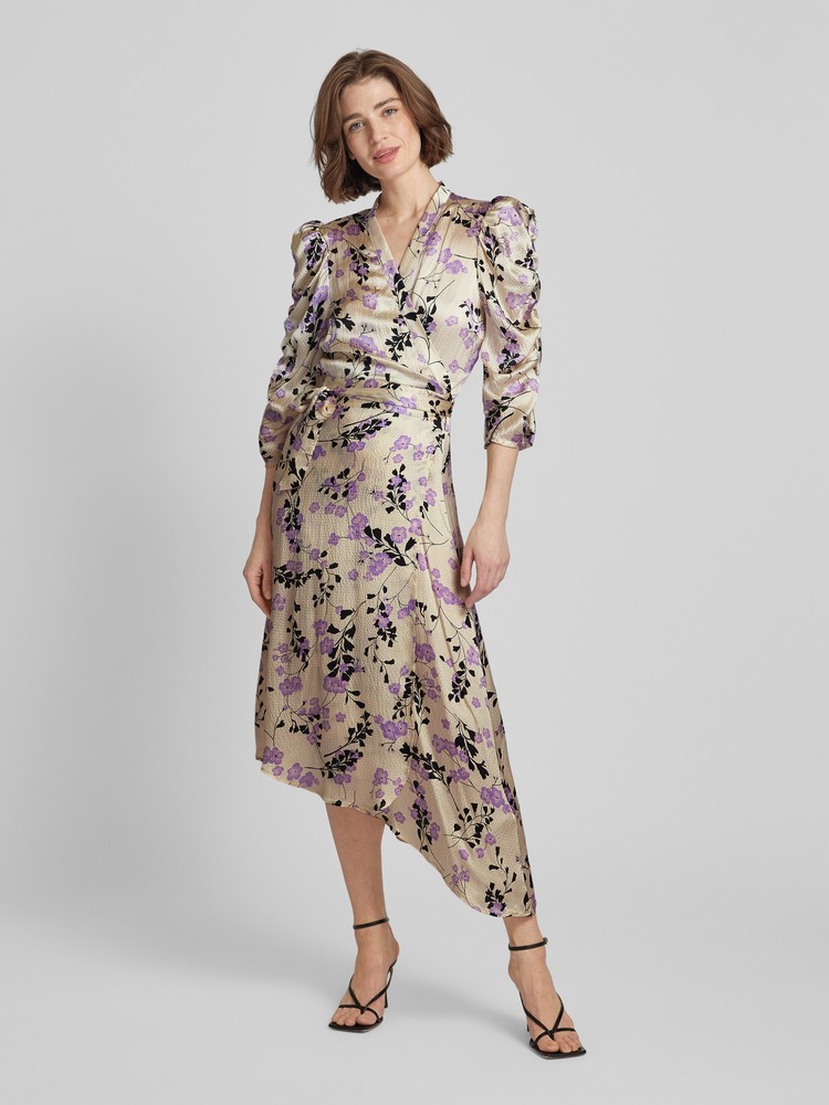 Платье женское Stella Nova SS41-4722 бежевое 38 EU