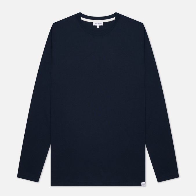 фото Лонгслив мужской norse projects n10-0181 синий m