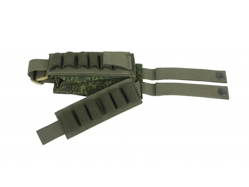 

Подсумок Wartech Шелл MP-115-OD под 12 патронов 12-20 калибров (вытяжной, олива), Зеленый