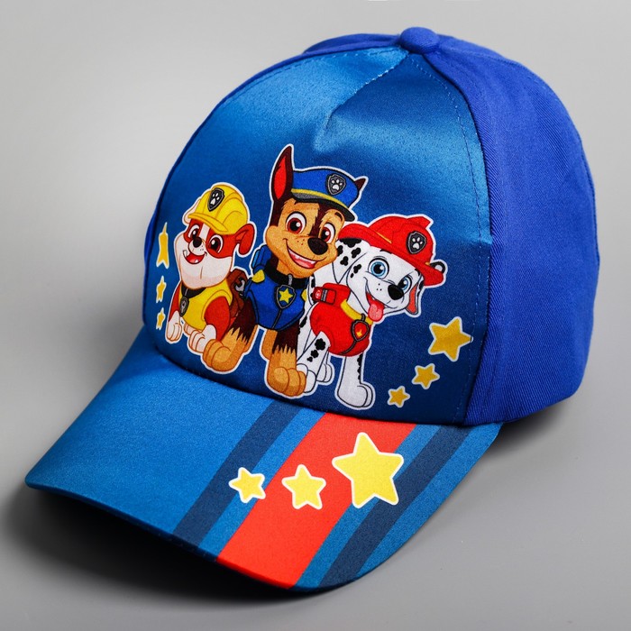 

Paw Patrol Кепка детская, Щенячий патруль, р-р 52-56, Синий, Щенячий патруль