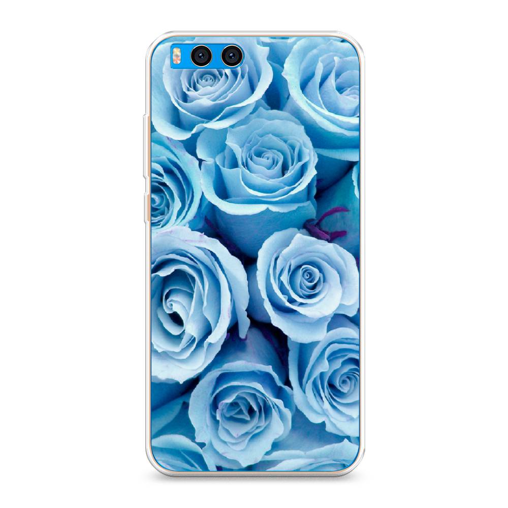 

Чехол Awog на Xiaomi Mi Note 3 "Лазурные розы", Разноцветный, 32450-8