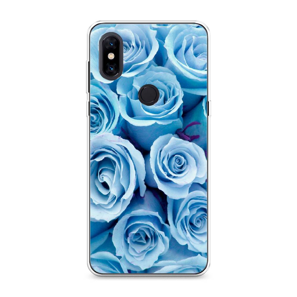 

Чехол Awog на Xiaomi Mi Mix 3 "Лазурные розы", Разноцветный, 34950-8