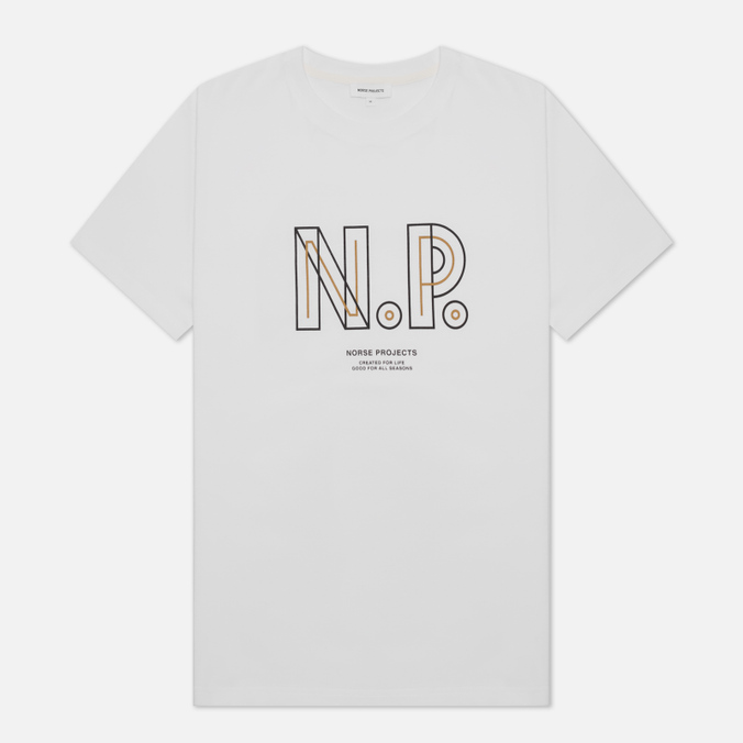 фото Футболка мужская norse projects n01-0570 белая m