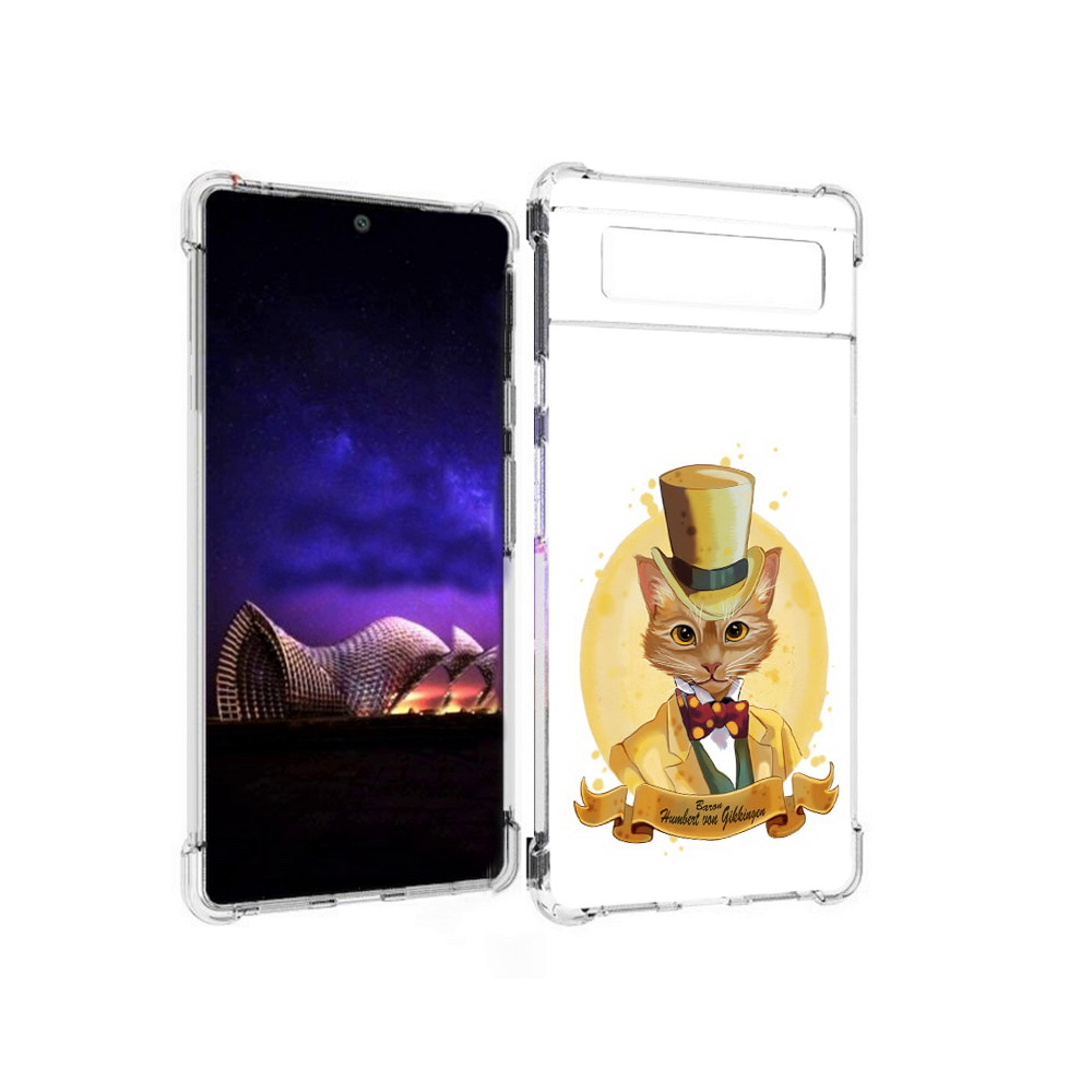 

Чехол MyPads Tocco для Google Pixel 6 кот юрист, Прозрачный, Tocco