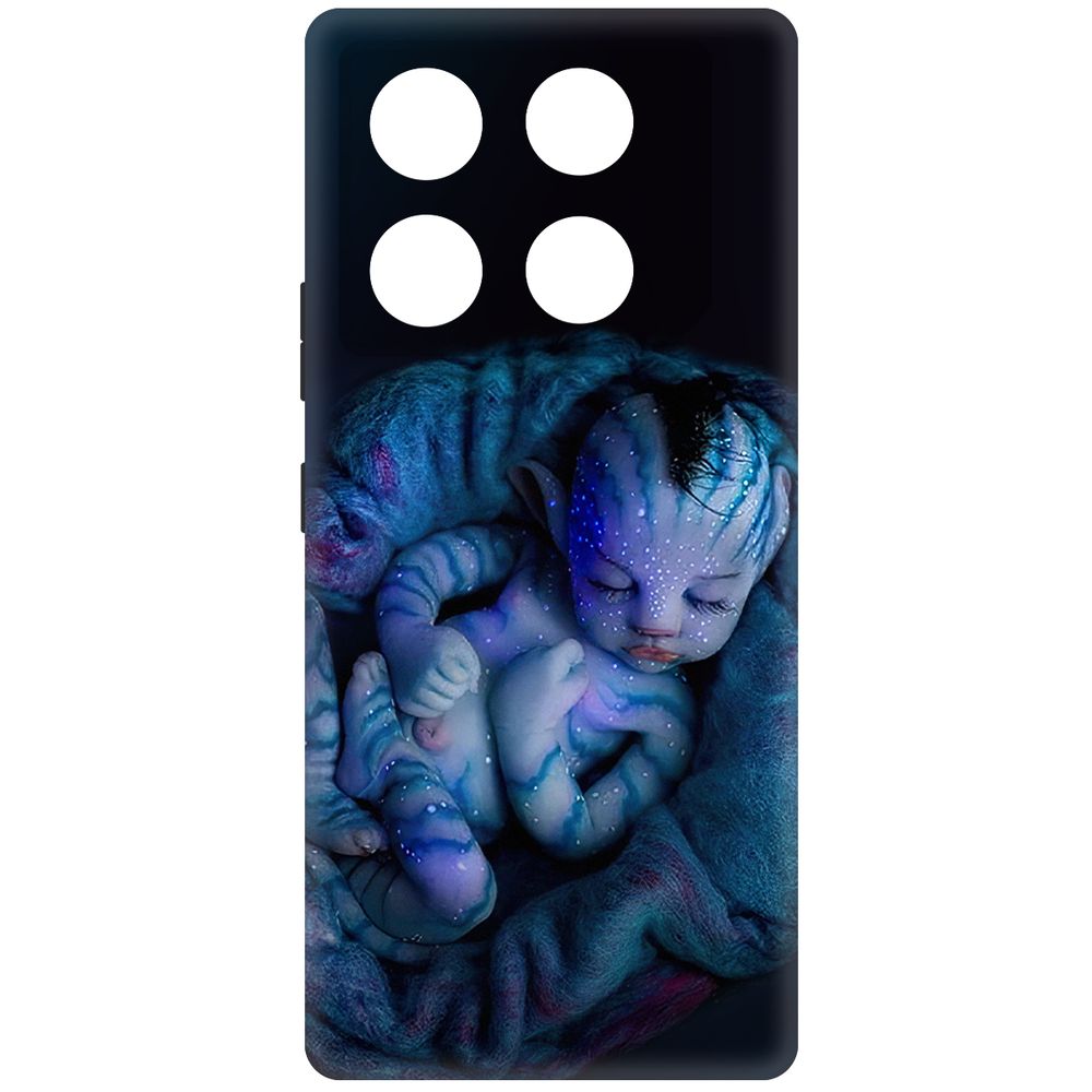 

Чехол-накладка Krutoff Soft Case Аватар - Малышка для INFINIX GT 20 Pro черный