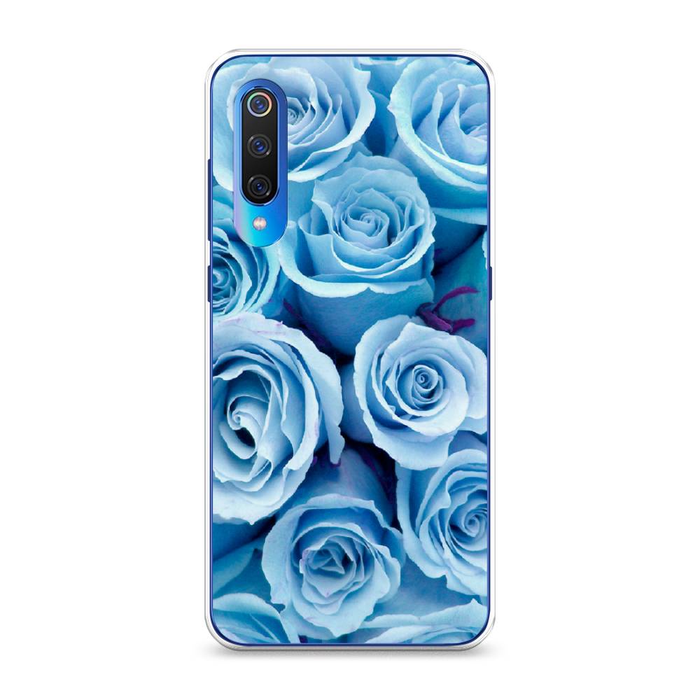 

Чехол Awog на Xiaomi Mi 9 "Лазурные розы", Разноцветный, 34850-8