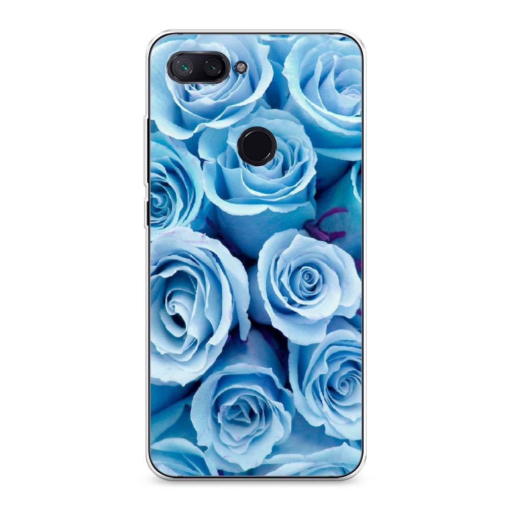 

Чехол Awog на Xiaomi Mi 8 Lite "Лазурные розы", Разноцветный, 34550-8