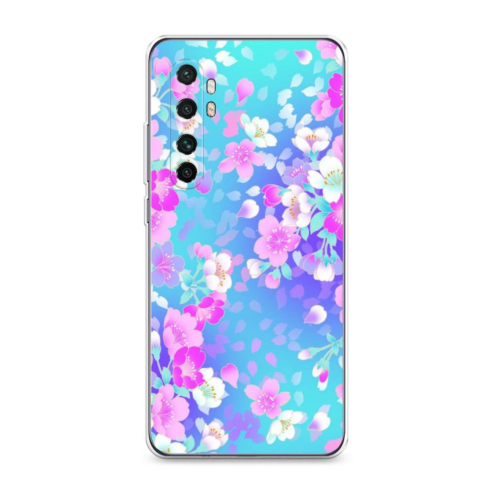 

Чехол Awog на Xiaomi Mi Note 10 Lite "Яблоневые цветы", Разноцветный, 38450-8