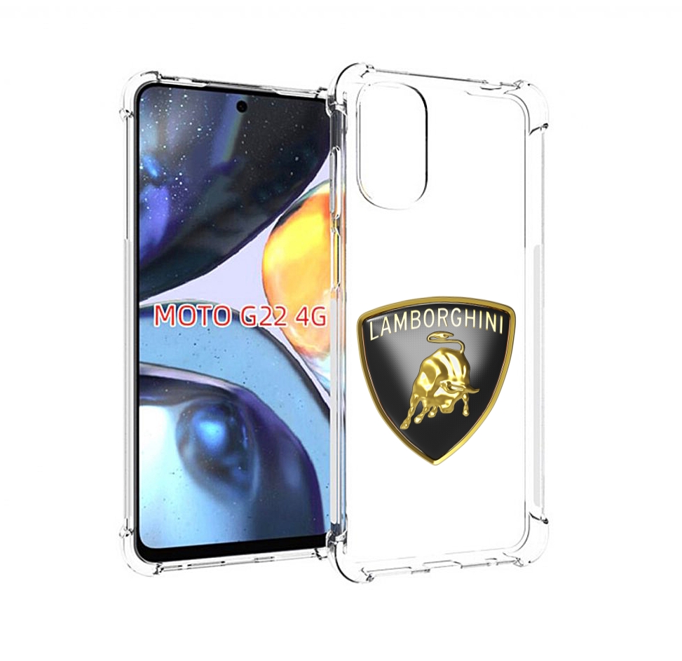 

Чехол MyPads Lamborghini 6 мужской для Motorola Moto G22 4G, Прозрачный, Tocco