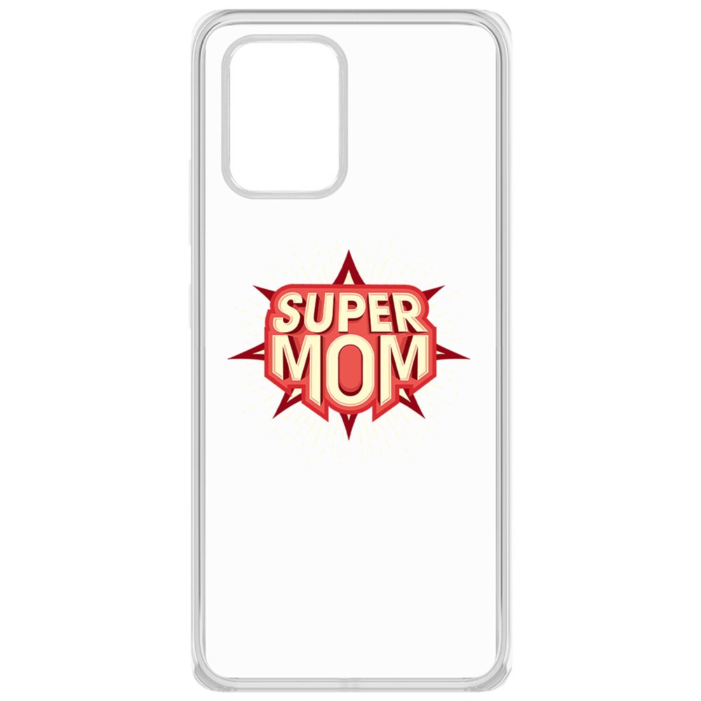 

Чехол-накладка Krutoff Clear Case Супер Мама для Samsung Galaxy S10 Lite