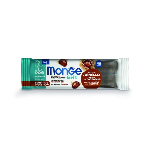 Лакомство для собак Monge Gift Sensitive digestion Мясные батончики с ягненком, 40 г