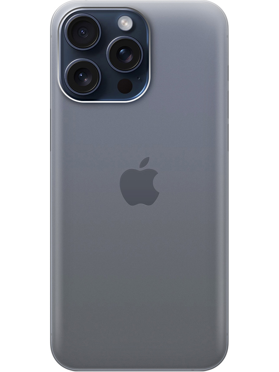 

Силиконовый чехол на Apple iPhone 15 Pro Max прозрачный, 775148131