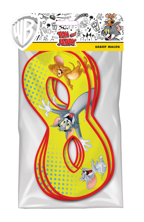 Набор масок ND Play Tom & Jerry многоцветные 6 шт